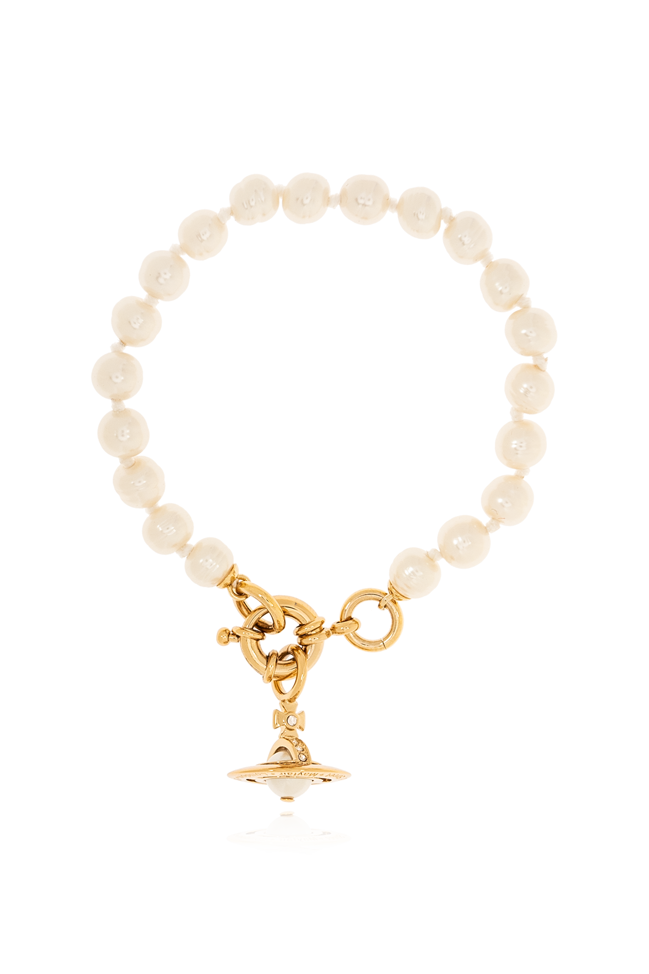 Vivienne Westwood 'Aleksa' glass pearl bracelet | Women's Jewelery